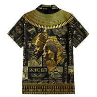 Egypt Pharaoh Family Matching Mermaid Dress and Hawaiian Shirt Egyptian Hieroglyphs and Symbols - Wonder Print Shop