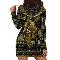 Egypt Pharaoh Hoodie Dress Egyptian Hieroglyphs and Symbols - Wonder Print Shop