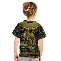 Egypt Pharaoh Kid T Shirt Egyptian Hieroglyphs and Symbols - Wonder Print Shop