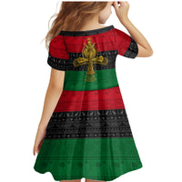 Pan African Ankh Family Matching Mermaid Dress and Hawaiian Shirt - Wonder Print Shop