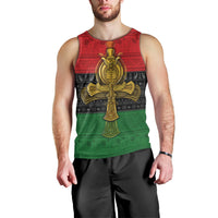 Pan African Ankh Men Tank Top - Wonder Print Shop