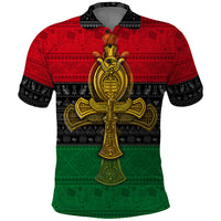 Pan African Ankh Polo Shirt - Wonder Print Shop