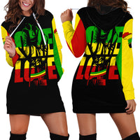 Reggae One Love Hoodie Dress African - Wonder Print Shop
