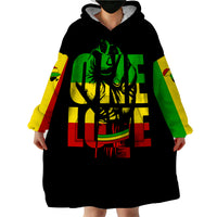 Reggae One Love Wearable Blanket Hoodie African - Wonder Print Shop