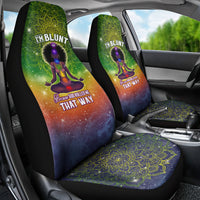 I'm Blunt African Car Seat Cover Black Women Mandala - Wonder Print Shop