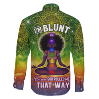 I'm Blunt African Family Matching Mermaid Dress and Hawaiian Shirt Black Women Mandala - Wonder Print Shop