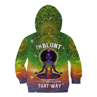 I'm Blunt African Kid Hoodie Black Women Mandala - Wonder Print Shop