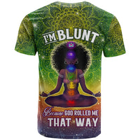 I'm Blunt African T Shirt Black Women Mandala - Wonder Print Shop