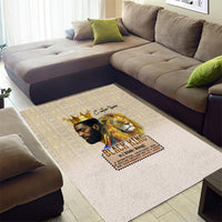 Lion Black King Area Rug African Heritage - Wonder Print Shop