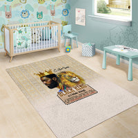 Lion Black King Area Rug African Heritage - Wonder Print Shop