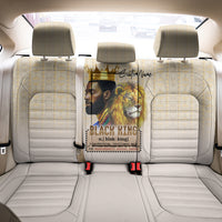 Lion Black King Back Car Seat Cover African Heritage - Wonder Print Shop