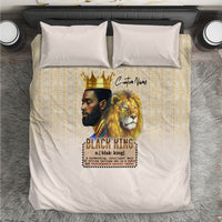 Lion Black King Bedding Set African Heritage - Wonder Print Shop