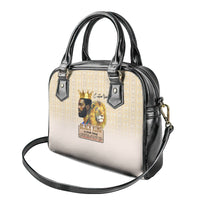 Lion Black King Shoulder Handbag African Heritage