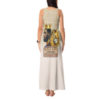 Lion Black King Tank Maxi Dress African Heritage - Wonder Print Shop