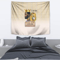 Lion Black King Tapestry African Heritage - Wonder Print Shop