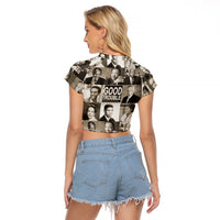 Good Trouble Raglan Cropped T Shirt Civil Rights Leaders - Wonder Print Shop
