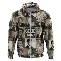 Good Trouble Zip Hoodie Civil Rights Leaders - Wonder Print Shop