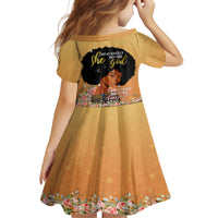 Personalized African Black Women Family Matching Off Shoulder Long Sleeve Dress and Hawaiian Shirt She Who Kneels Before God - Wonder Print Shop