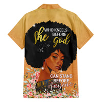 Personalized African Black Women Family Matching Summer Maxi Dress and Hawaiian Shirt She Who Kneels Before God - Wonder Print Shop