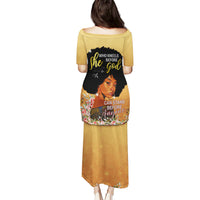 Personalized African Black Women Puletasi She Who Kneels Before God - Wonder Print Shop