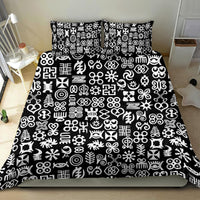 Mix Adinkra Bedding Set Black Pattern - Wonder Print Shop