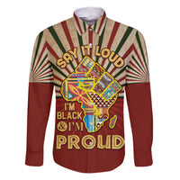 I'm Black and I'm Proud African Family Matching Puletasi and Hawaiian Shirt Hand Up Africa Map Art - Wonder Print Shop