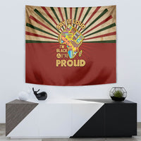 I'm Black and I'm Proud African Tapestry Hand Up Africa Map Art - Wonder Print Shop