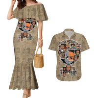 Huey Freeman Couples Matching Mermaid Dress and Hawaiian Shirt African American - Wonder Print Shop