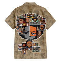 Huey Freeman Family Matching Long Sleeve Bodycon Dress and Hawaiian Shirt African American - Wonder Print Shop