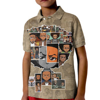 Huey Freeman Kid Polo Shirt African American - Wonder Print Shop
