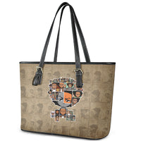 Huey Freeman Leather Tote Bag African American - Wonder Print Shop