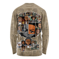 Huey Freeman Long Sleeve Shirt African American - Wonder Print Shop