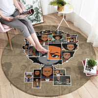 Huey Freeman Round Carpet African American