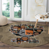 Huey Freeman Round Carpet African American
