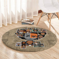 Huey Freeman Round Carpet African American