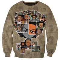 Huey Freeman Sweatshirt African American - Wonder Print Shop