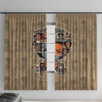 Huey Freeman Window Curtain African American - Wonder Print Shop