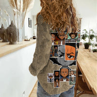 Huey Freeman Women Casual Shirt African American - Wonder Print Shop