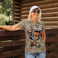 Huey Freeman Women Polo Shirt African American - Wonder Print Shop