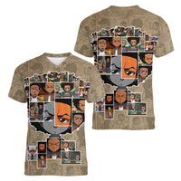 Huey Freeman Women V Neck T Shirt African American - Wonder Print Shop