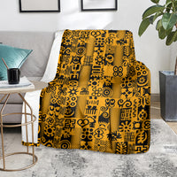 Culture Adinkra Blanket West African Yellow Art