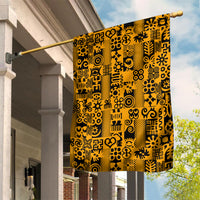 Culture Adinkra Garden Flag West African Yellow Art - Wonder Print Shop
