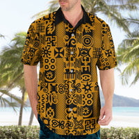 Culture Adinkra Hawaiian Shirt West African Yellow Art - Wonder Print Shop