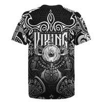 Scandinavian Viking Rugby Jersey Norse Warrior Sigil - Helmet and Battle Axes