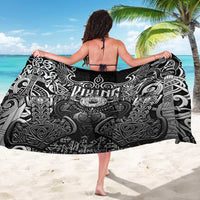 Scandinavian Viking Sarong Norse Warrior Sigil - Helmet and Battle Axes