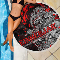 Einherjar Valhalla Beach Blanket Viking Warrior Rage Style