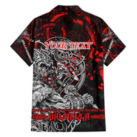 Einherjar Valhalla Family Matching Summer Maxi Dress and Hawaiian Shirt Viking Warrior Rage Style