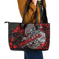 Einherjar Valhalla Leather Tote Bag Viking Warrior Rage Style