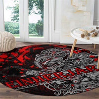 Einherjar Valhalla Round Carpet Viking Warrior Rage Style