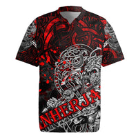 Einherjar Valhalla Rugby Jersey Viking Warrior Rage Style
